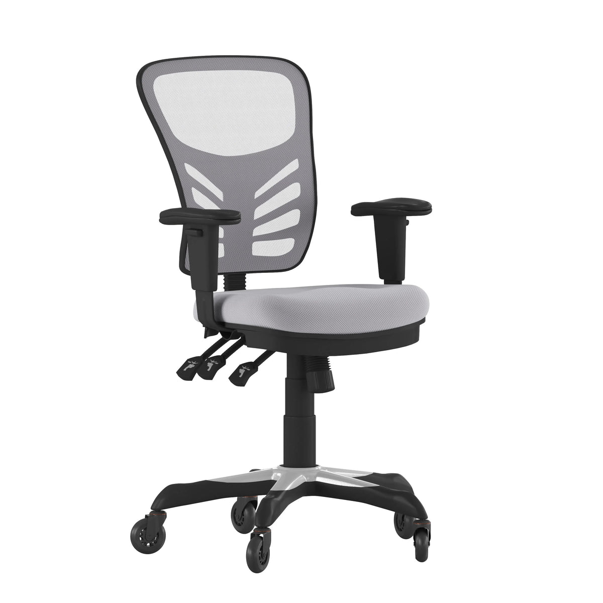 Flash Furniture HL-0001 Nicholas Office Chair, 25 1/2" Wide - HL-0001-GY-RLB-GG
