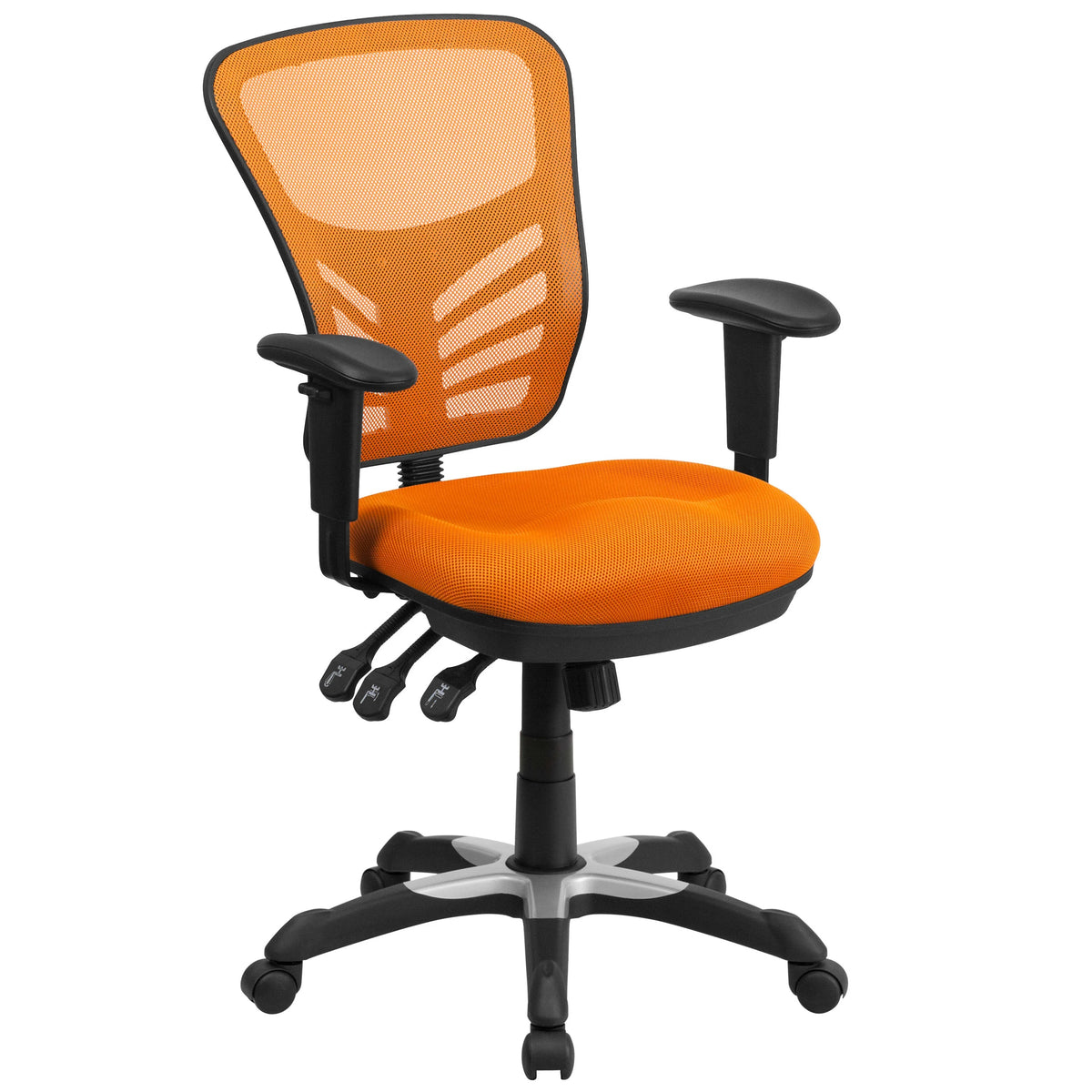 Flash Furniture HL-0001 Mesh Office Chair, 25 3/4" Wide - Orange