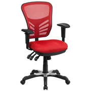 Flash Furniture HL-0001 Mesh Office Chair, 25 3/4" Wide - Red