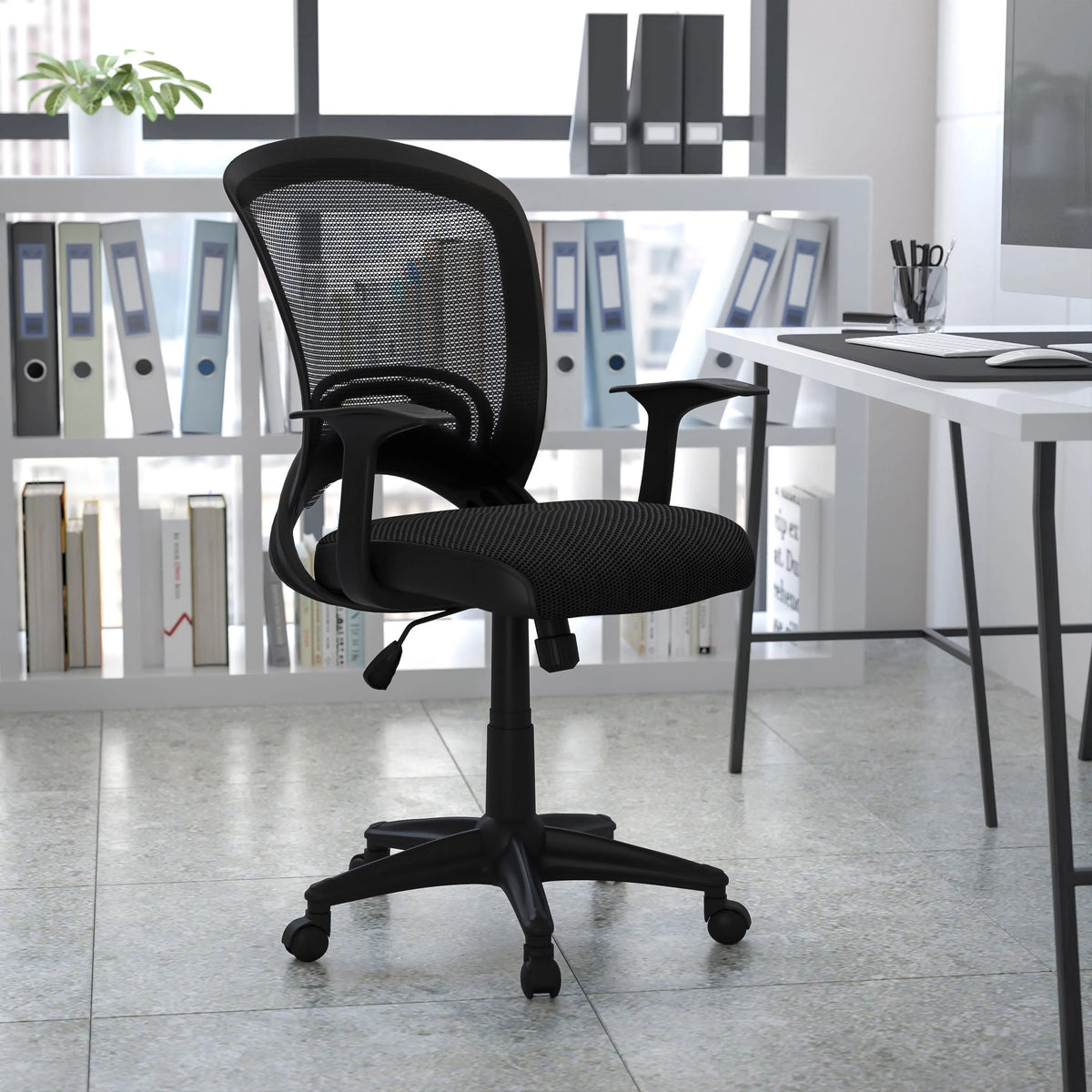 Flash Furniture HL-0007-GG Office Chair, 25" Wide, Black - photo 2