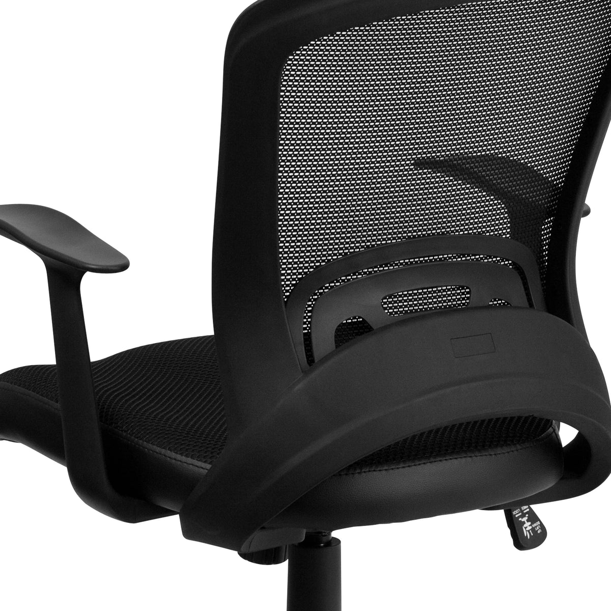 Flash Furniture HL-0007-GG Office Chair, 25" Wide, Black - photo 6