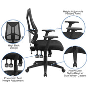 Flash Furniture HL-0017-GG Office Chair, 26 1/2" Wide, Black - photo 3