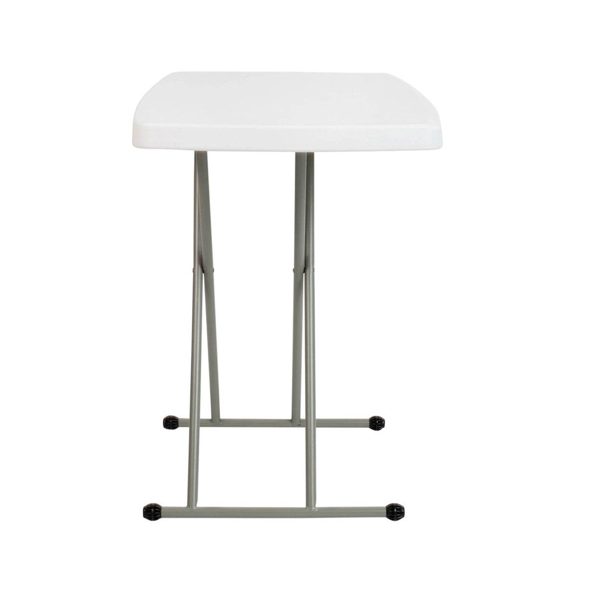 Flash Furniture DAD-YCZ-76X-GW-GG Folding Table, 19 1/2" x 30 1/4", White - photo 7
