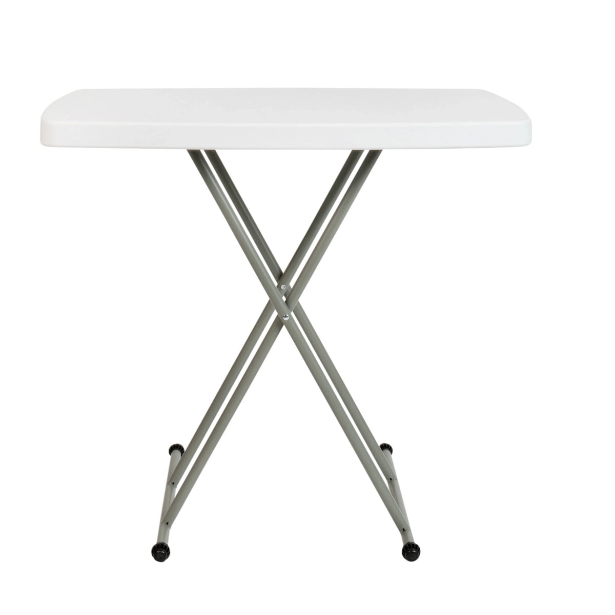 Flash Furniture DAD-YCZ-76X-GW-GG Folding Table, 19 1/2" x 30 1/4", White - photo 8
