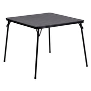 Flash Furniture JB-2 Folding Table, 33 1/2" x 33 1/2" - Black