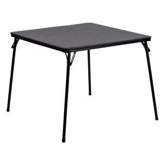 Flash Furniture JB-2 Folding Table, 33 1/2" x 33 1/2" - Black