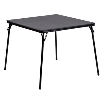 Flash Furniture JB-2 Folding Table, 33 1/2" x 33 1/2" - Black