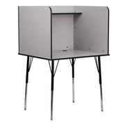 Flash Furniture MT-M6221-SGLSC Laminate Carrel, 35 3/4" Wide - Gray