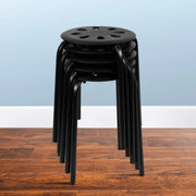 Flash Furniture LE-S1 Bailey Stool Set, 16 1/2" Wide, 5/Set - photo 2