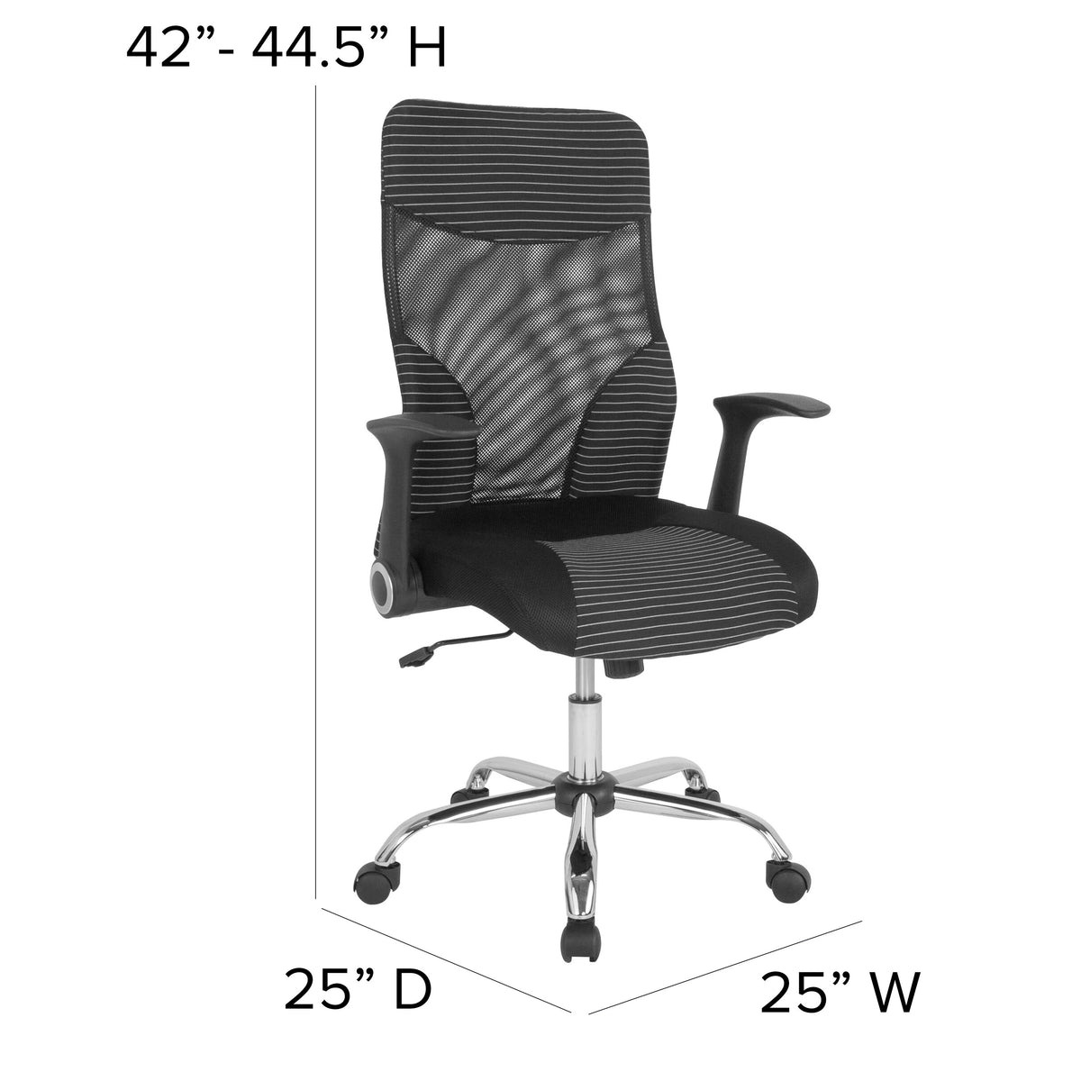 Flash Furniture LF-W-83A-GG Milford Office Chair, 25" Wide - photo 4