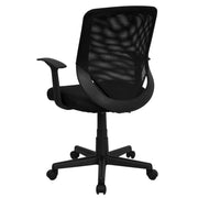 Flash Furniture LF-W-95A-BK-GG Office Chair, 24 1/2" Wide, Black - photo 5