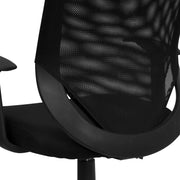 Flash Furniture LF-W-95A-BK-GG Office Chair, 24 1/2" Wide, Black - photo 6