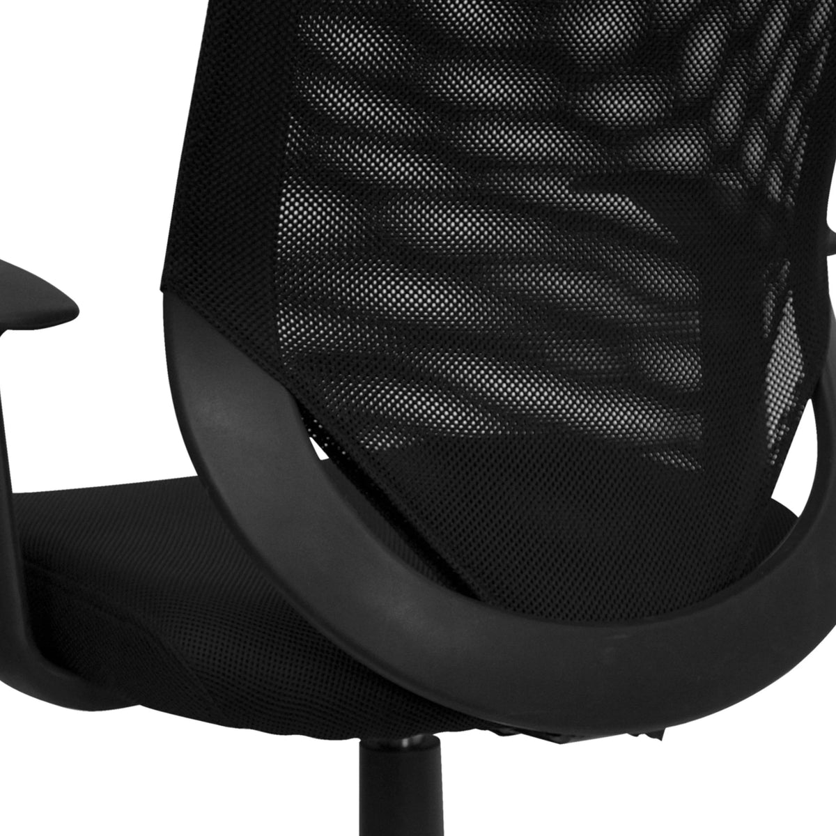 Flash Furniture LF-W-95A-BK-GG Office Chair, 24 1/2" Wide, Black - photo 6