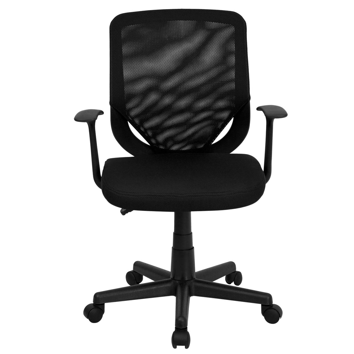 Flash Furniture LF-W-95A-BK-GG Office Chair, 24 1/2" Wide, Black - photo 8