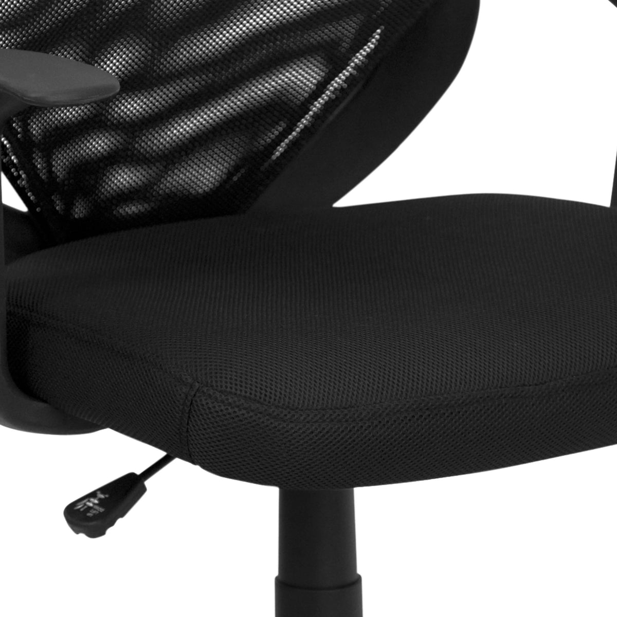 Flash Furniture LF-W-95A-BK-GG Office Chair, 24 1/2" Wide, Black - photo 9