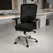 Flash Furniture LQ-2-BK-GG Office Chair, 27 3/4" Wide, Black - photo 2