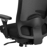 Flash Furniture LQ-2-BK-GG Office Chair, 27 3/4" Wide, Black - photo 9