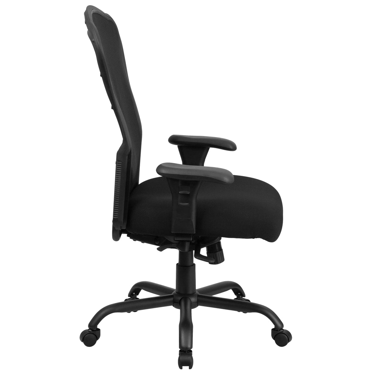 Flash Furniture LQ-3-BK-GG Office Chair, 30" Wide, Black - photo 5