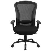 Flash Furniture LQ-3-BK-GG Office Chair, 30" Wide, Black - photo 6