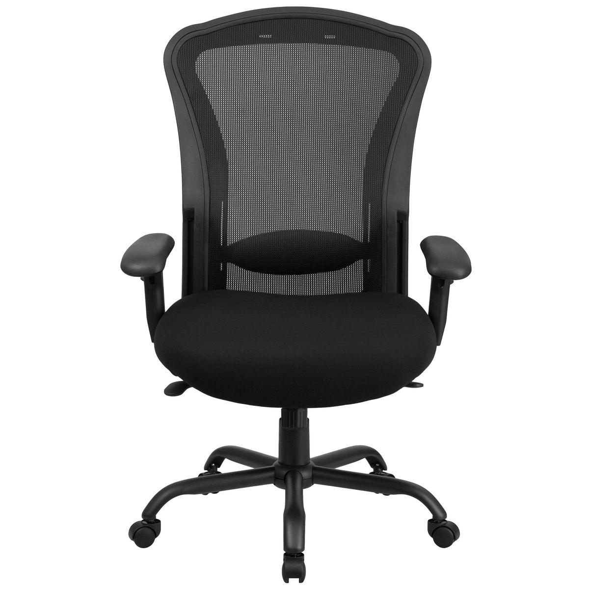 Flash Furniture LQ-3-BK-GG Office Chair, 30" Wide, Black - photo 6