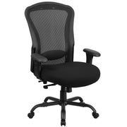 Flash Furniture LQ-3-BK-GG Office Chair, 30" Wide, Black - Default Title