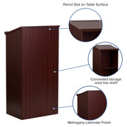Flash Furniture MT-M8830-LECT Laminate Floor Lectern, 23" Wide - photo 5