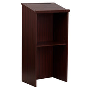 Flash Furniture MT-M8830-LECT Laminate Floor Lectern, 23" Wide - Brown