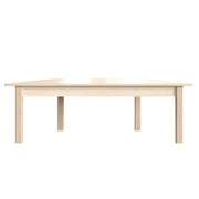Flash Furniture Bright Beginnings Wood Activity Table, 20 3/4" x 47", Brown - photo 7