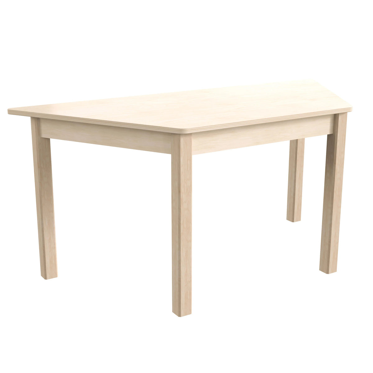 Flash Furniture Bright Beginnings Wood Activity Table, 20 3/4" x 47", Brown - 21"