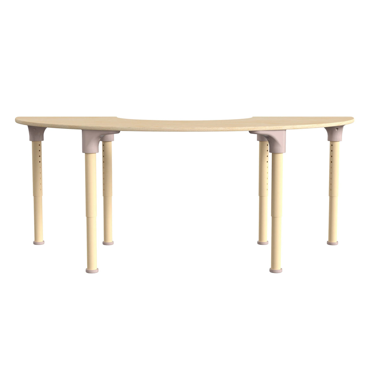 Flash Furniture MK-ME088019-GG Bright Beginnings Wood Activity Table, 29 1/2" x 59", Brown - photo 4