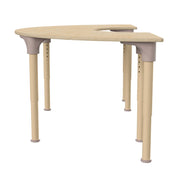 Flash Furniture MK-ME088019-GG Bright Beginnings Wood Activity Table, 29 1/2" x 59", Brown - photo 6