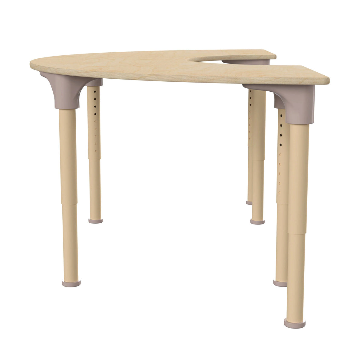 Flash Furniture MK-ME088019-GG Bright Beginnings Wood Activity Table, 29 1/2" x 59", Brown - photo 6