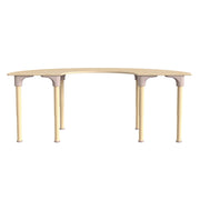 Flash Furniture MK-ME088019-GG Bright Beginnings Wood Activity Table, 29 1/2" x 59", Brown - photo 7