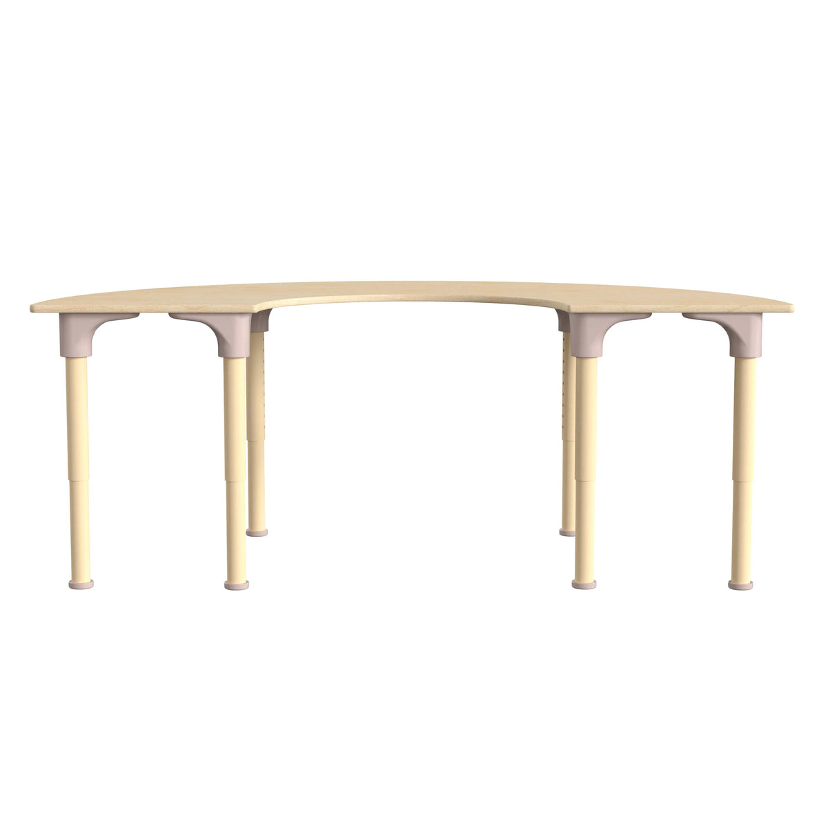 Flash Furniture MK-ME088019-GG Bright Beginnings Wood Activity Table, 29 1/2" x 59", Brown - photo 7