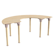 Flash Furniture MK-ME088019-GG Bright Beginnings Wood Activity Table, 29 1/2" x 59", Brown - Default Title