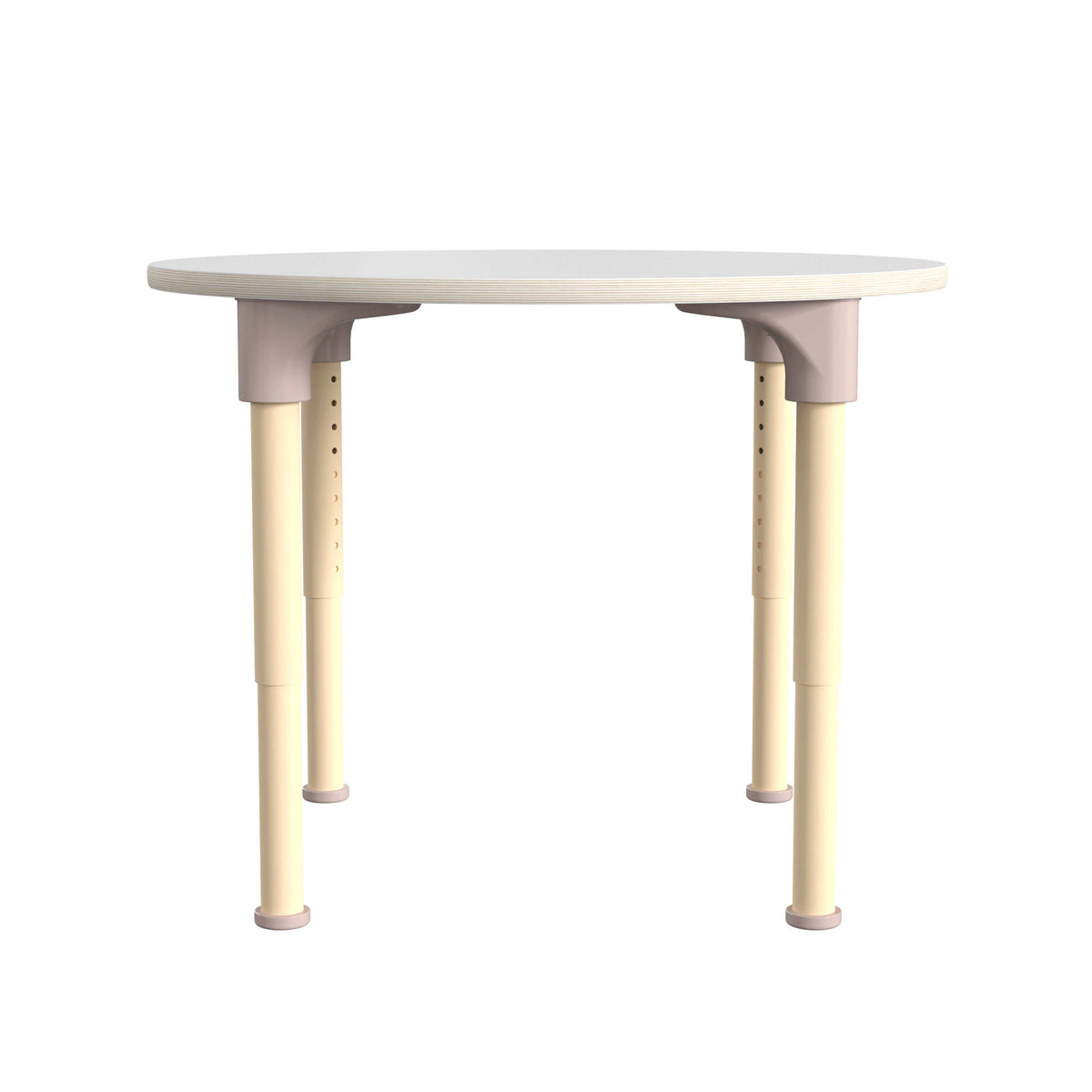 Flash Furniture Bright Beginnings Wood Activity Table, 15 - 23" High, White - photo 5