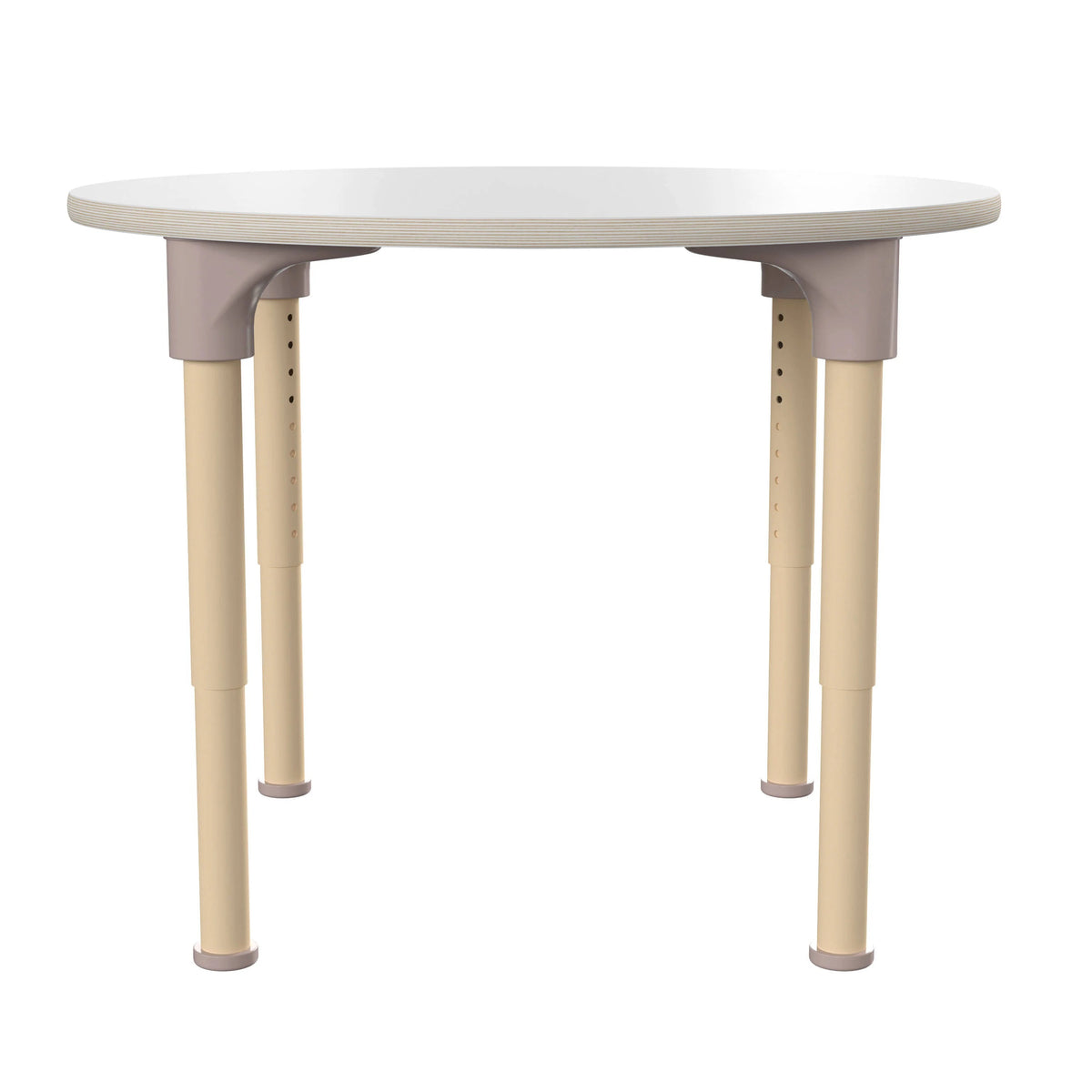 Flash Furniture Bright Beginnings Wood Activity Table, 15 - 23" High, White - photo 7