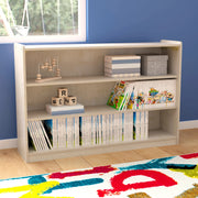 Flash Furniture MK-ME088029-GG Bright Beginnings Wood Storage Unit, 47 1/4" Wide, Beige - photo 2
