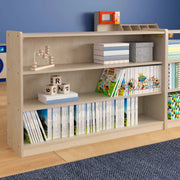 Flash Furniture MK-ME088029-GG Bright Beginnings Wood Storage Unit, 47 1/4" Wide, Beige - photo 5