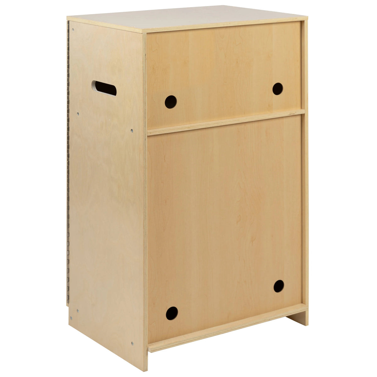 Flash Furniture MK-DP003-GG Wood Kitchen Refrigerator, 20 1/4" Wide, Beige - photo 7