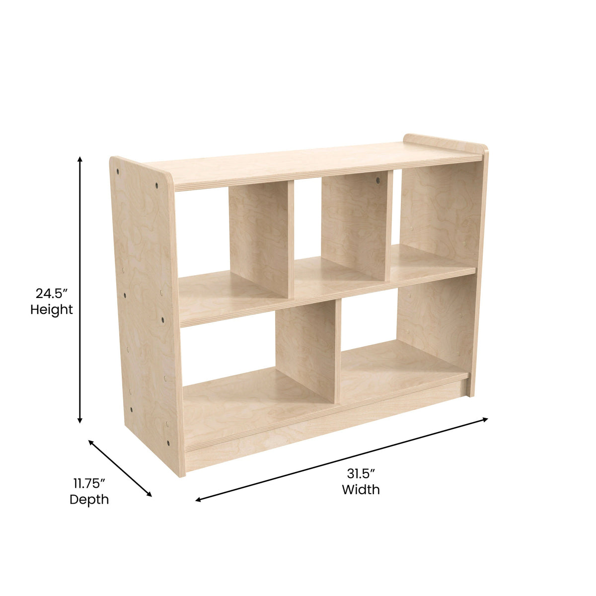 Flash Furniture MK-KE23940-GG Wood Storage Unit, 31 1/2" Wide, Beige - photo 4
