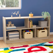 Flash Furniture MK-KE23957-GG Wood Storage Unit, 47 1/4" Wide, Beige - photo 2