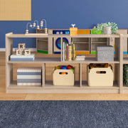 Flash Furniture MK-KE23957-GG Wood Storage Unit, 47 1/4" Wide, Beige - photo 6