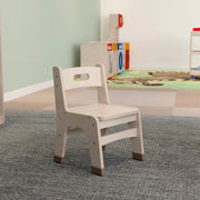 Flash Furniture Bright Beginnings Chair, 11 1/4" Wide, Beige, 2/Case - photo 5
