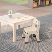 Flash Furniture Bright Beginnings Chair, 11 1/4" Wide, Beige, 2/Case - photo 6