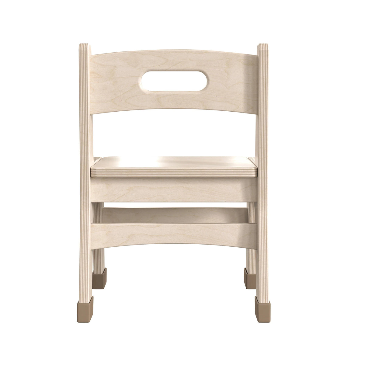 Flash Furniture Bright Beginnings Chair, 11 1/4" Wide, Beige, 2/Case - photo 7
