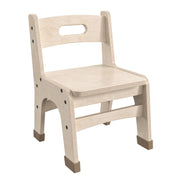Flash Furniture Bright Beginnings Chair, 11 1/4" Wide, Beige, 2/Case - 16 1/4"
