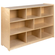 Flash Furniture MK-STRG002-GG Wood Storage Cabinet, 48" Wide, Beige - Default Title