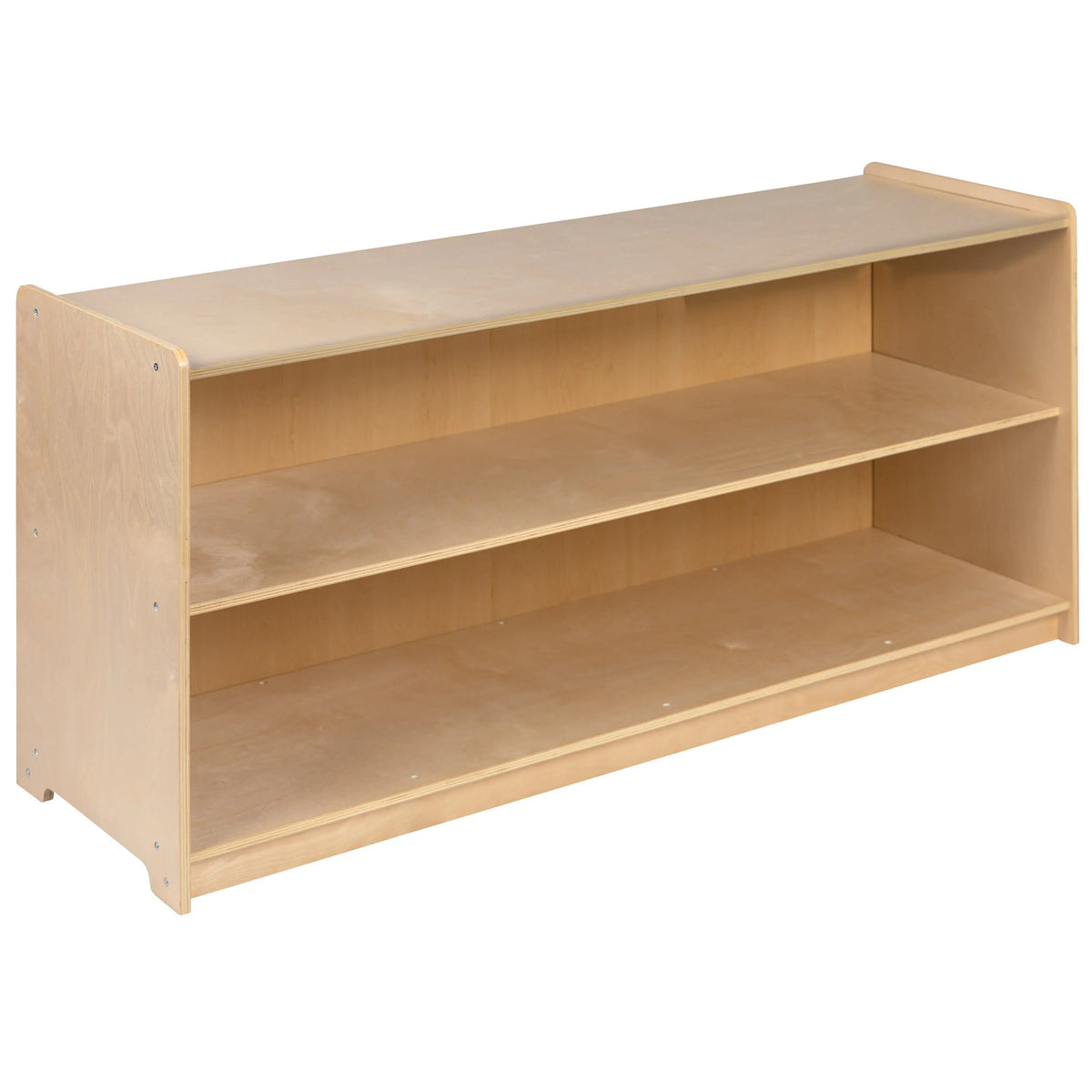 Flash Furniture Wood Storage Cabinet, 24" High, Beige - 48"