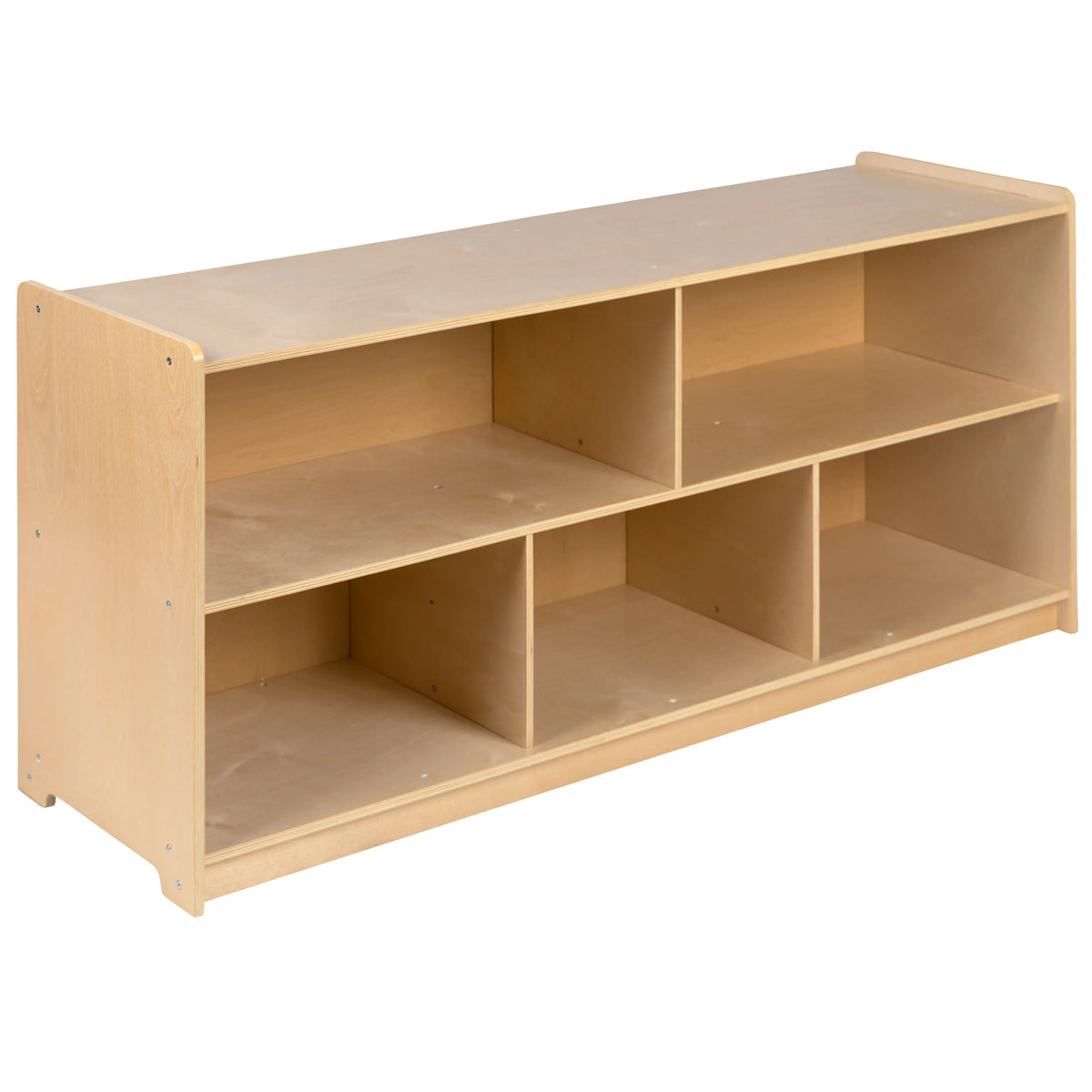 Flash Furniture Wood Storage Cabinet, 24" High, Beige - 48"